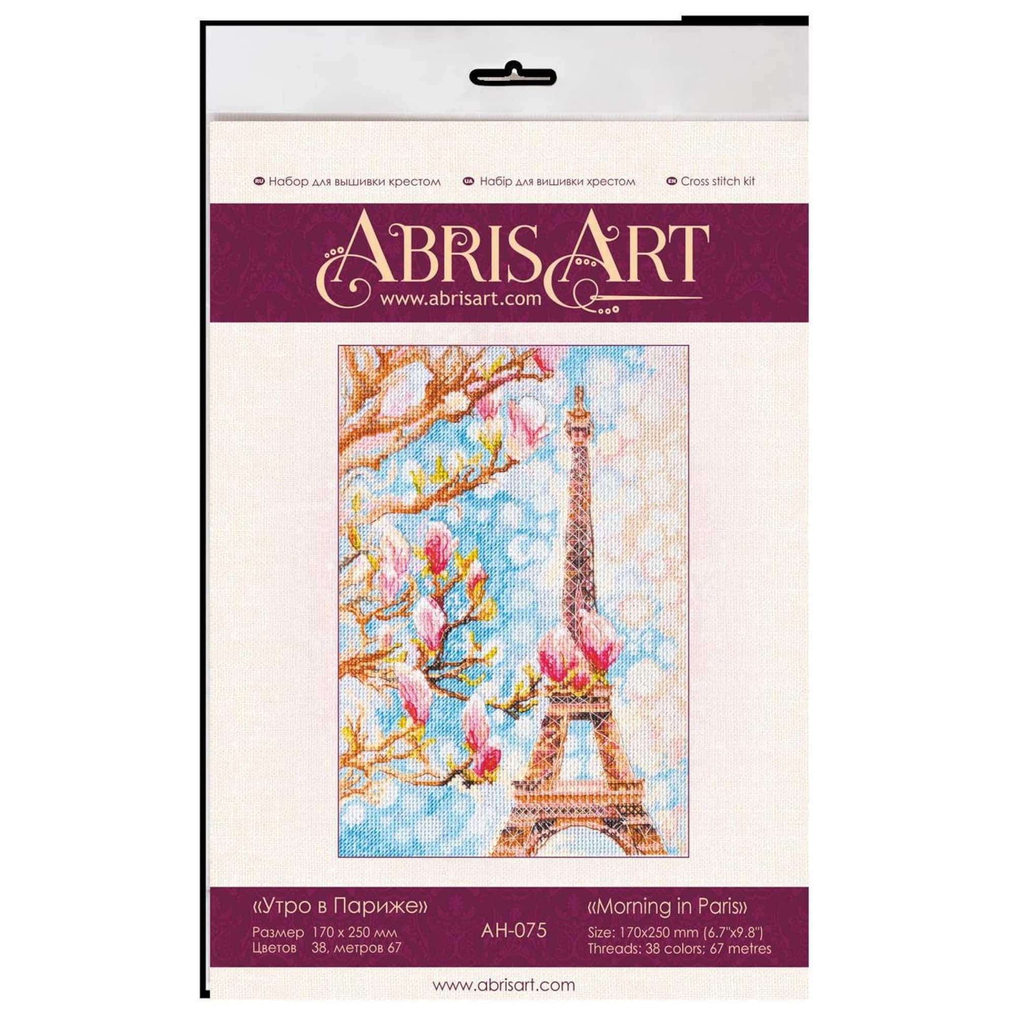 Abris Art Morning in Paris Cross-Stitch Kit